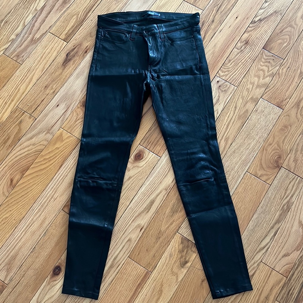 Joe mid rise leather Jean 27